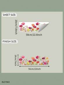 1 zestaw dekoracji domu naklejki na okna, wiosenne kolorowe wzory kwiatów i motyli statyczne naklejki na okna DIY wiosenne rośliny kwiatowe naklejki na okna, do dekoracji domu i kuchni artykuły upominkowe, naklejka winylowa do dekoracji domu, elementy dekoracji okiennych odśwież swój dom wystrój pokoju wystrój ścienny wystrój sypialni wystrój łazienki wystrój pokoju wystrój domu tapeta do salonu naklejki ścienne tapety