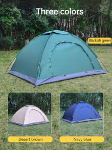 Tente de camping portative et simple, en plusieurs couleurs, pour le parc, la plage, le pique-nique, le parasol. Facile à installer, peut être utilisée par 2 personnes. Tente de camping pliable, résistante aux UV, anti-moustiques, légère, avec sac à main. Tente de pêche.