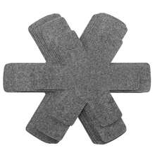 12 件锅和锅盖保护套套装，3 种不同尺寸，锅分隔垫/堆叠锅盖保护套/锅盖分隔器，用于保护和分隔锅和锅盖