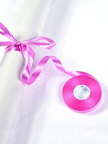 1件气球亮白脸部丝带配件系绳哑光脸部丝带婚礼装饰丝带糖盒袋