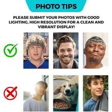 Custom Big Head Cutout On A Stick, Personalized Big Head, Fat Heads, Fun Face, Face On A Stick Cutouts, Party Fun, Party Decor, Upload Your Own Photo, Cardstock - Multicolor - View 3