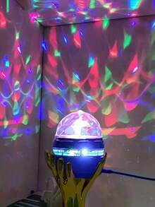 1个LED投影灯，多种颜色图案，遥控器，星空投影仪，卧室夜灯投影仪，水波投影仪，星空投影仪，家庭影院，天花板投影仪，圣诞装饰礼物，情人节礼物，露营，婚礼装饰，浪漫夜灯 - 彩色 - 查看 15