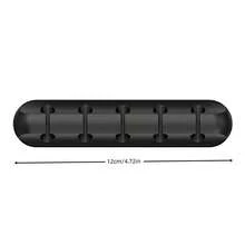 3 Peças Organizador de Cabo de Silicone com Vários Slots, Organizador de Cabo Autoadesivo para Energia, Mouse, Fone de Ouvido e Carregamento de Celular - Ideal para Escritório, Casa, Carro, Dispositivo de Enrolamento, Suporte de Fio para Criado-Mudo, Acessório