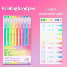 256/202/162/36/9/6 couleurs Set de stylos gel couleur dégradé avec baril transparent 0,6 mm pointe bille marqueur surligneurs. Convient pour le dessin, la mise en évidence, la prise de notes d'étudiants, la réalisation de manuels, l'usage de bureau, rentrée scolaire