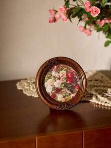 Cirelle 1 pezzo Cornice per foto vintage americana per parete, cornice per foto di famiglia, cornice da esposizione in resina antica, supporto per foto per decorazione salotto (carta fotografica casuale), decorazione, cornice da tavolo, regalo per la festa della mamma, accessori per il salotto, decorazione matrimonio, regalo speciale, accessori per caffetteria di alta gamma