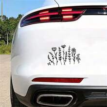 1pc Wildflowers Decal, Car Mirror Sticker, Removable Vinyl Decal For Car, Laptop, Water Bottle, Bumper Stickers, Gift For Girlfriend Plant Lover