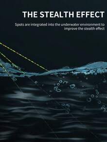 1pc 118m Polka Dot Fishing Line, Premium Monofilament High Strength Invisible Nylon Line For Baitcasting, Sea Rods - Multicolor - View 5