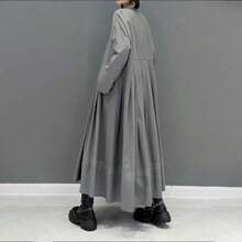 Women Long Dresses - 灰色 - 查看 4