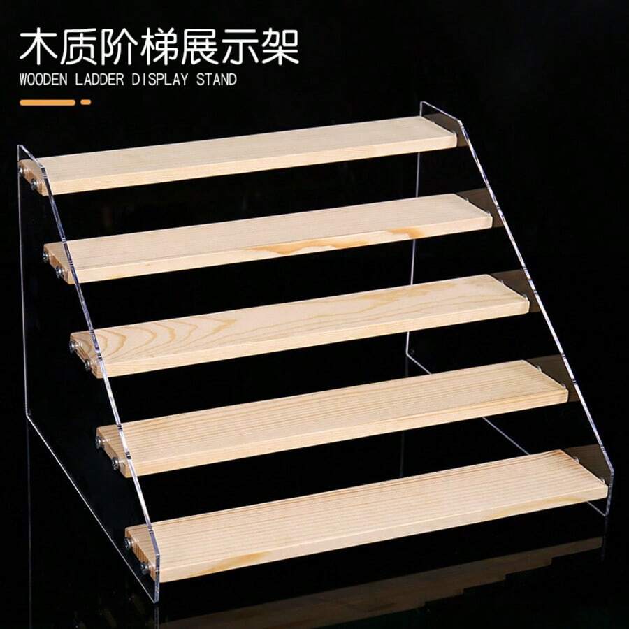 木制调味品架收纳架，多瓶桌面储物香料架，木制厨房香料架展示架