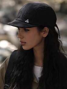 1pc Outdoor Spring/Summer/Autumn Thin Quick-Drying Waterproof Foldable Visor Cap, Unisex Japanese Short Brim Baseball Hat, Adjustable 55-60cm - Multicolor - View 6