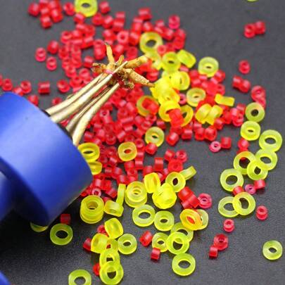 50 قطعة من إكسسوارات الصيد، حزم الطعم لدودة الأرض واليرقات والحبيبات لربط طُُعُم السمك، أدوات ومعدات صيد الكارب