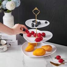 Three Layer Heart-Shaped Cake Rack, Suitable For Creative Weddings, Birthday Parties, Candies, Desserts, Afternoon Tea, Suitable For Homecoming, Valentine's Day, Weddings, Birthday Parties, Graduation Season