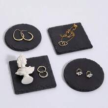 Square And Round Placemats,Heart-Shaped Slate Hot Pads For Dining Table And Countertop - Multicolor - View 11