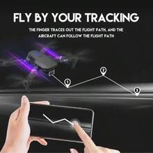New Foldable Drone With Stable Altitude Hold, Remote Control, Gestures Selfie, Waypoint Fly, Auto-Follow, 3D Flip, One Key Start, 3 Speeds, Ideal Gift For Outdoor Fun - Drone- 1 Battery - 查看 5