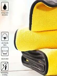 10 piezas de paños de limpieza de microfibra extra gruesos, paños suaves de secado rápido para limpiar ventanas y cristales, toallas de limpieza del hogar, paños para limpiar y secar autos, absorbentes, multiusos, adecuados para automóviles, vidrio, barcos y uso doméstico y en la tienda