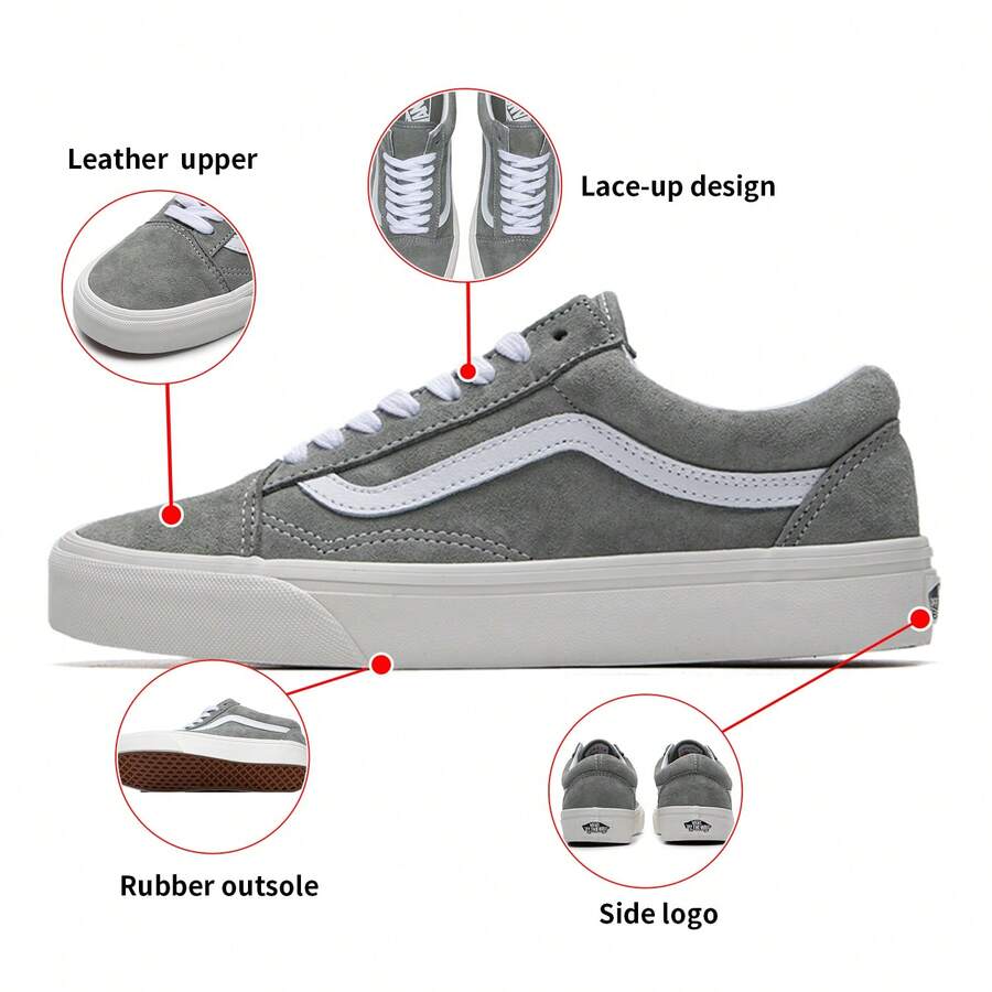 Vans 男鞋女鞋板鞋Old Skool 低筒輕便運動鞋舒適休閒鞋 VN0005UFBY1