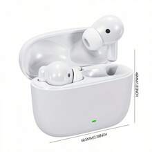 [2026 TWS Earbuds] New TWS Wireless Headset Earbuds |   Unrivalled True Wireless Freedom Ergonomics For Ultimate Comfort And HIFI Sound With Bass, ACC Stereo HD Calling |   Ideal For Android For IPhone, Ideal For Sports And Music Lovers! - trắng - Xem 3