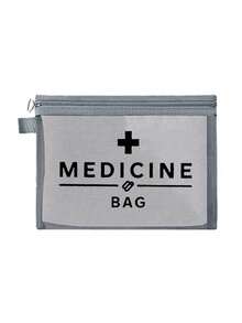 网眼化妆包，带“药品”标识和RFID屏蔽卡套，便携式收纳包，化妆包，护肤包，旅行必备，宿舍用品，婚礼新娘礼物，母亲节礼物，生日礼物，送给朋友和老师的礼物，药品收纳袋，浴室收纳袋，珠宝收纳袋，唇油和化妆品收纳袋，学生宿舍洗漱包，送给妻子、家人、朋友、同事的礼物 - 彩色 - 查看 19