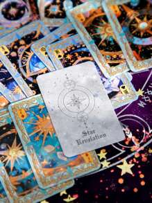 54pcs Decoration Materials Paper Magical Notebook Accessory, Celestial Revelation Series, Suitable For Gift, Office, Home, Marking, Labeling, Classroom, Entertainment Toys, Student Notebook Creative Retro Scrapbooking Decorative Stickers, School Supplies,Back To School