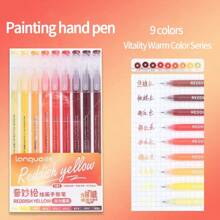 256/202/162/36/9/6 couleurs Set de stylos gel couleur dégradé avec baril transparent 0,6 mm pointe bille marqueur surligneurs. Convient pour le dessin, la mise en évidence, la prise de notes d'étudiants, la réalisation de manuels, l'usage de bureau, rentrée scolaire