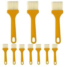 3pcs/10pcs Baking Brush, Portable Grill Brush, Household Baking Cooking Oil Brush, Creative Grill Baking Oil Brush, Kitchen Outdoor Camping Picnic Applicator Brush, Cookware, Grilling Tools, Barbecue Accessories