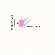 Glow-In-The-Dark Mini Shark Figurines - Modern Resin Decorations, Suitable For DIY Garden, Christmas, Easter, Bathroom, Living Room, Bedroom And Car Display