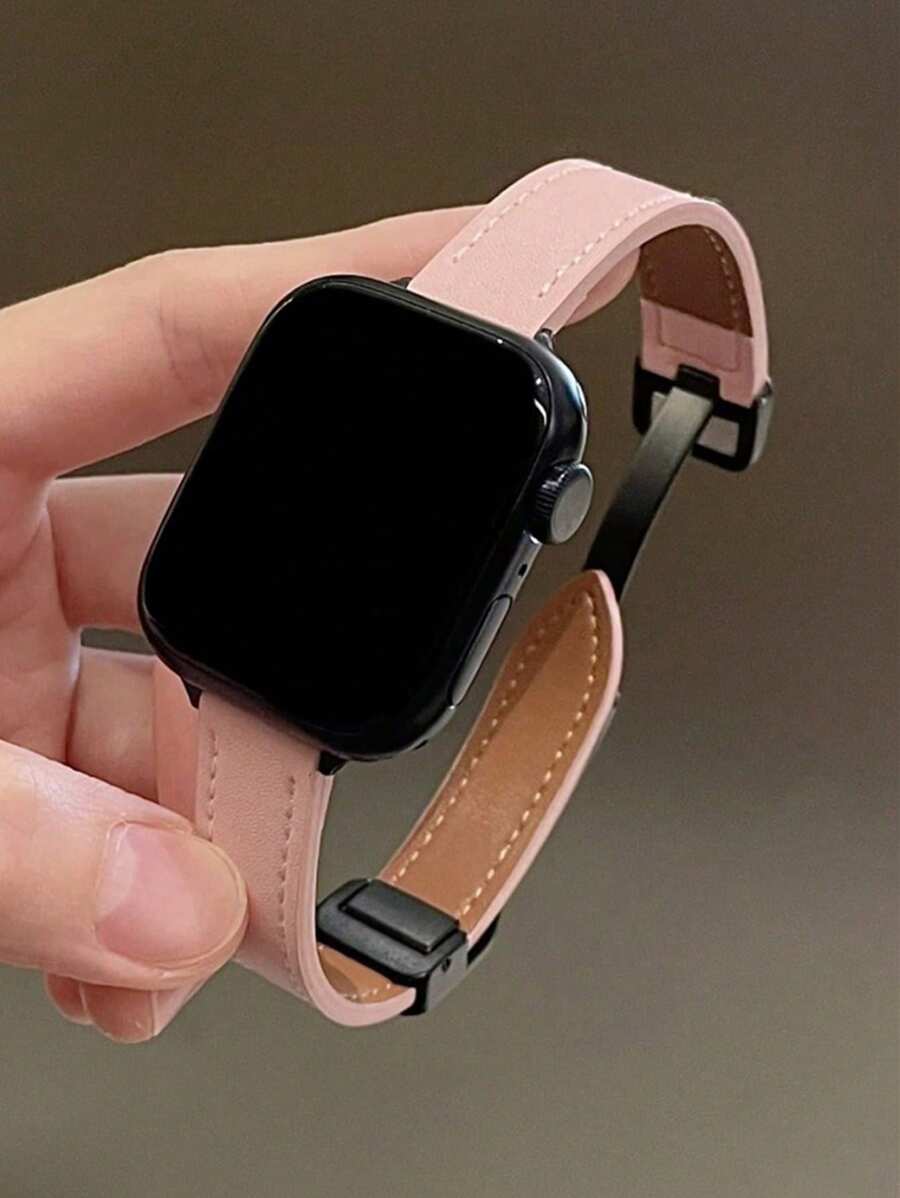 1pc Retro Leather Magnetic Watch Strap , Compatible With 38/40/41/42/44/45/49mm Ultra/Ultra2/SE/SE2/9/8/7/6/5/4/3/2/1 Compatible With Apple Watch As A Gift For Students Returning To School