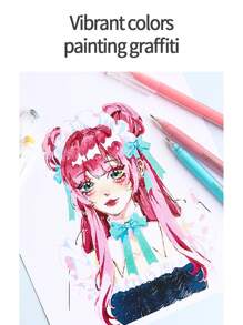 256/202/162/36/9/6 couleurs Set de stylos gel couleur dégradé avec baril transparent 0,6 mm pointe bille marqueur surligneurs. Convient pour le dessin, la mise en évidence, la prise de notes d'étudiants, la réalisation de manuels, l'usage de bureau, rentrée scolaire