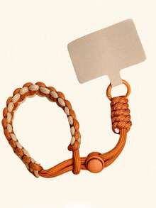 1 pieza Cordón ajustable para teléfono móvil, cuerda corta tejida a mano, anti-robo y anti-caída, funda universal duradera para teléfono móvil - Correa corta para teléfono móvil - Ver 17