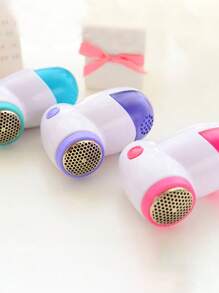 1 Peça Mini Removedor de Pelos Elétrico Portátil para Tecido, Removedor de Fiapos de Tecido, Desfibrilador de Roupas, Aparador de Bolinhas, Máquina de Fazer Suéter, para Roupas, Roupa de Cama, Móveis, Carpetes, Sofá, Materiais de Limpeza - Requer 2 pilhas AA (não inclusas)