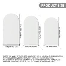 3 件拱门背景，5.9 英尺、6.56 英尺、7.2 英尺，粉色婚礼拱门罩，2 片聚酯拱门背景，适合生日派对、婚礼、拱门支架装饰（不含拱门，仅含织物背景）用途广泛，适用于婚礼、生日、周年纪念、毕业典礼和派对装饰 | 现代拱门罩 | 织物、婚礼装饰