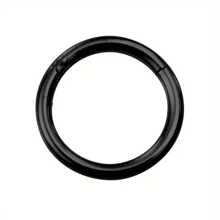 1-4 Pcs Stainless Steel Seamless Nose Rings/Piercing Jewelry, 6/8/10/12mm Twisted Unisex Punk Closed Hoop Earrings