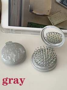 Marble Massage Comb, Hair Brush With Mirror, Lightweight Travel Comb, Portable Folding, Makeup Brush, Beauty Bag, Suitable For Styling And Massage, Abs Plastic, Suitable For Women, Must-Have For Going Out, Travel Accessories. Summer Travel Essentials Workout School Supplies Camping Holiday Essentials Vacation Cruise,Back To School,Travel Holiday Essentials,Hair Accessories For Women,Brush,Hair Brushes,Edge Brush,Brush Hair,Hair Comb,Comb Hair,Detangling Brush,Ball Brush,Mini Hair Brush,Hair Brush Set,Wooden Comb,Hair Brush, Brush, Comb, Slick Back Brush, Hairbrush, Edge Brush, Brush Hair, Hair Comb, Hair Brush Set, Comb Hair, Mini Hair Brush, Detangling Brush, Hair Brushes, Hair Products, Hair Tools, Hair Stuff, Hair Care, Curly Hair Brush, Barber, Barber Accessories, Hairdressing Equipment,Travel Essentials,Hairstyle,Hairdressing