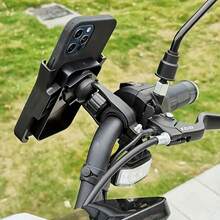 1pc Motorcycle, Battery, Moped, Mountain Bike, Electric Bicycle, Phone Holder, Navigation Bracket, Vehicle Riding Bracket - Multicolor - View 2