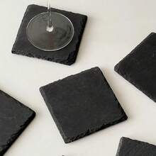 Square And Round Placemats,Heart-Shaped Slate Hot Pads For Dining Table And Countertop - Multicolor - View 10