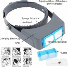 Headband Style Magnifier, Simple & Practical Multifunctional