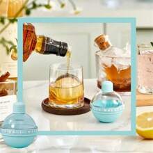 4 Pieces Of Spherical Ice Molds (Multicolored Random), Whiskey Ice Molds, Candy-Colored Ice Ball Making Molds, Round Silicone Ice Cube Molds, 2.5-Inch Ball Ice Molds, Suitable For Whiskey, Coffee, Cocktails, Are Wonderful Gifts For Mother's Day, Easter, And Other Holidays.