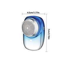 Kemei 科美KM-C59男士电动剃须刀 USB充电 数显功能 小巧便携 适合商务出差 男士节日礼物 - 藍白色 - 查看 7