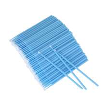 100 Piezas Microaplicador Cepillo Micro Varillas, Varillas para Pestañas Rímel, Cepillo de Labios Brillo de Labios Kit de Herramientas de Belleza (Azul)