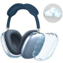 Airpod Max(2024/2020) Shining Star Earphone Protective Case, 3D Star Silicone Earphone Protective Cover, Unique 3D Glittering Star TPU Protective Shell, Stereoscopic Star Silicone Protective Cover, Silicone Earphone Protective Case, Fashionable Configuration, Best Gift