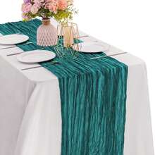 120-Inch (10ft/304.8cm) Purple Easter Cheese Cloth Bohemian Country Cheesecloth Tablecloth, Spring Decor For Weddings, Parties, Birthdays, Home - Multicolor - View 26