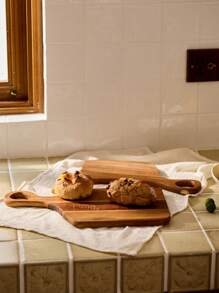 Cirelle 1 pièce, Planche à découper en bois d'acacia avec poignée, planches de service rustiques pour fromage et charcuterie, blocs de boucher de cuisine, planches à fruits lavables, usage en cuisine, produits essentiels de cuisine Rama, cadeau pour la fête des mères, jour de Thanksgiving, repas en famille, utilisation pour fête, cadeau de pendaison de crémaillère