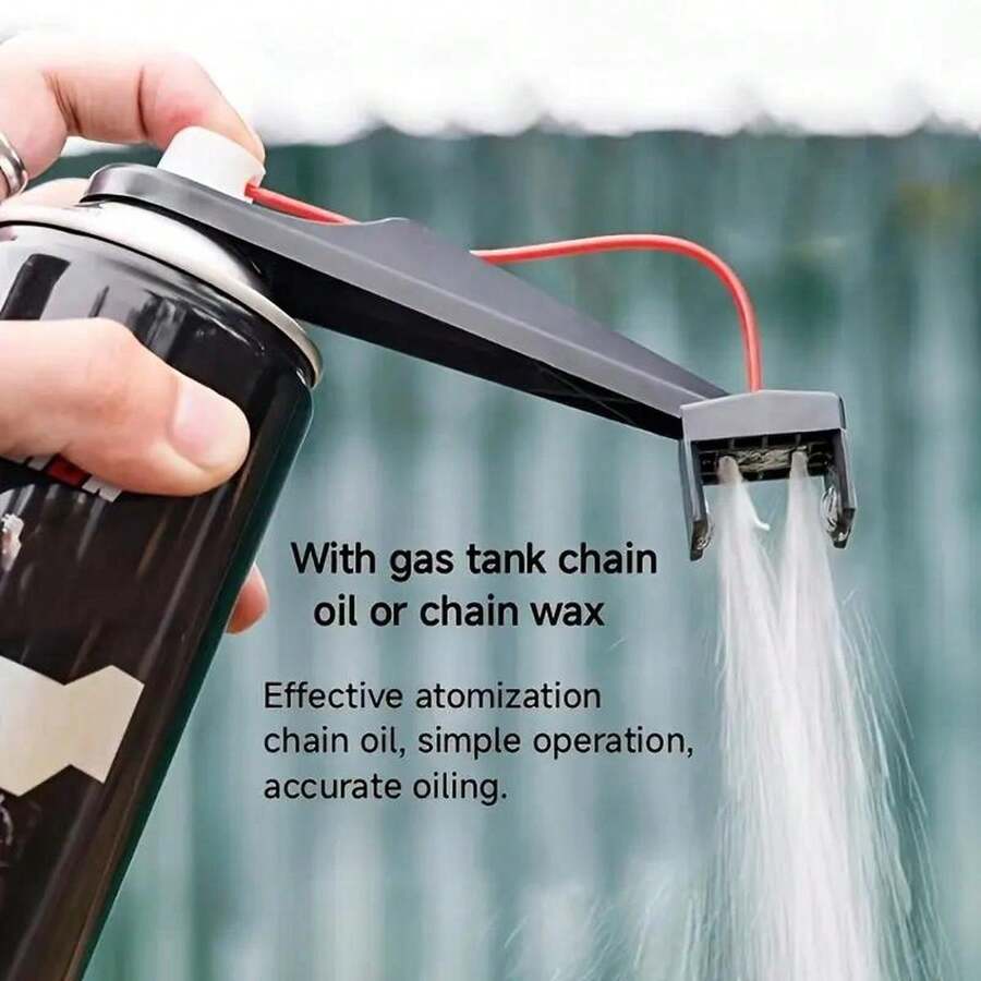 Motorcycle Chain Cleaning & Maintenance Tool Set, Splash Guard Kit, Bicycle Chain Cleaning Assist Tool, Chain Oil & Wax Spray, Chain Cleaner Nozzle