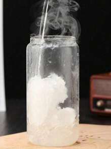 2pcs 350ml Simple Transparent Cylindrical Large-Capacity Straw Glass With Lid, Hotel Restaurant Lemonade Milk Tea Cola Drink Cup, Office Home Daily Life Multi-Purpose Drinking Cup,Reusable, Thickened Glass To Prevent Scalding, Back To School Supplies