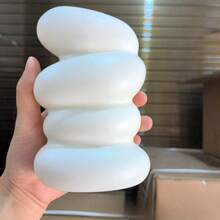 新款塑料螺旋花瓶北欧风创意插花容器摆件干湿花瓶仿釉密胺花盆 - 彩色 - 查看 9