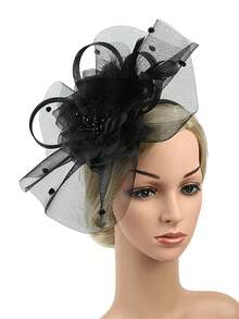 1Pc Fascinators Hats For Women Fancy Tea Party Hats Kentucky Derby Hats Hair Clip For Wedding Party Church Hats
