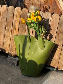 "2025 New Arrival Signature Bucket Bag - Versatile Women's Tote For Handheld Or Shoulder Carry" - Green - View 6