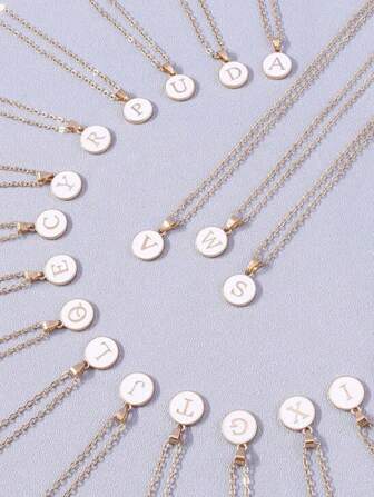 Collier A-Z 26 lettres, collier ras-de-cou avec initiale exquise, bijou de mode pour femme, un excellent cadeau pour la fête des mères