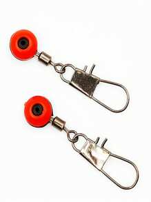 60 peças Isca para Pesca no Mar em Forma de Feijão, Acessórios de Conector de Ligação em Forma de 8 para Vara de Pesca