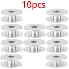 24pcs Sewing Machine Bobbins Covers, Industrial Sewing Machine Bobbins, Sewing Bobbins, For Industrial Electric Flat Bed Sewing Machines (Assorted Styles Storage Boxes) - Silver - View 16